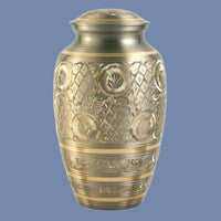 Platinum Engraved Cremation Urn | Quality Urns For Less