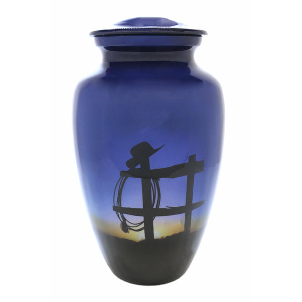 Cowboy Farewell Adult Cremation Urn | Celebrating the life of a Cowboy